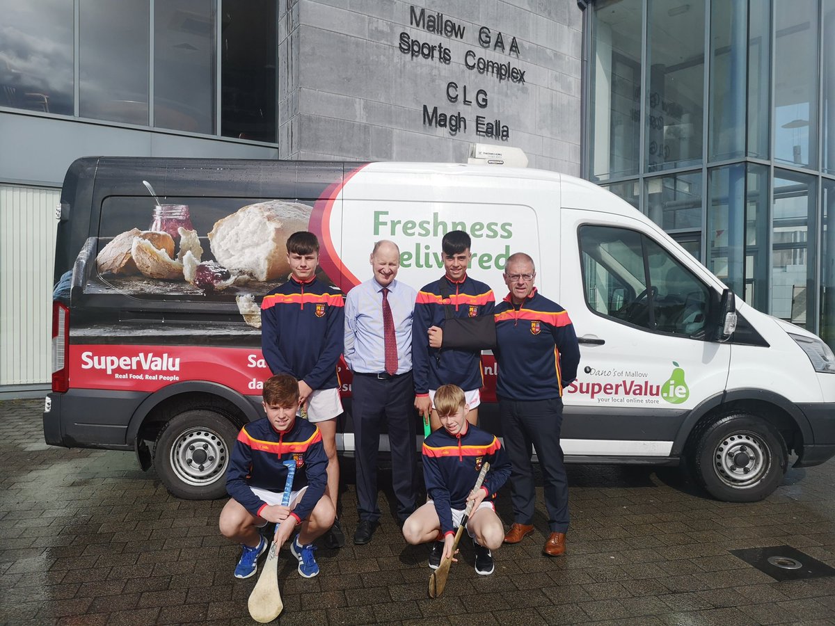 <a href="/mallow_juv_gaa/">Mallow Juvenile GAA</a> want to Thank Paul O Mahony <a href="/DanosSupervalu/">Danos Supervalu</a> for his continued sponsorship. Paul delivered refreshments over <a href="/feilegaa/">GAA Féile</a> weekend to us <a href="/carrigoon/">Mallow GAA</a> and our visiting team <a href="/KK_GAA/">Cill Chormaic Cill Achaidh CLG</a>.