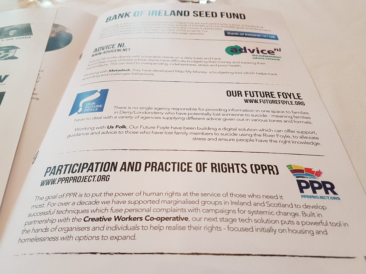 PPR_Org's tweet photo. Ready for action at the @techinres launch in the Guildhall with our new app! #techinres @CommunityNI @comicrelief https://t.co/63M2KGtMbT