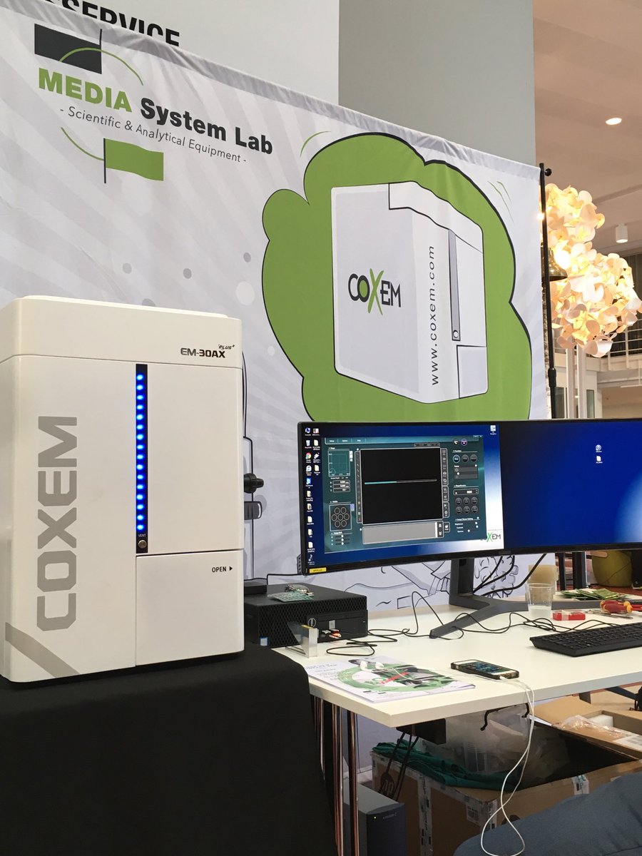 MEDIASystemLab's tweet photo. Meet us in Scandem 2019, No Jokes!
##scandem2019 #electronmicroscope #scanningelectronmicroscopy #coxem #compactsem #tabletopsem #ILovemySEM https://t.co/ihdxEl52oO