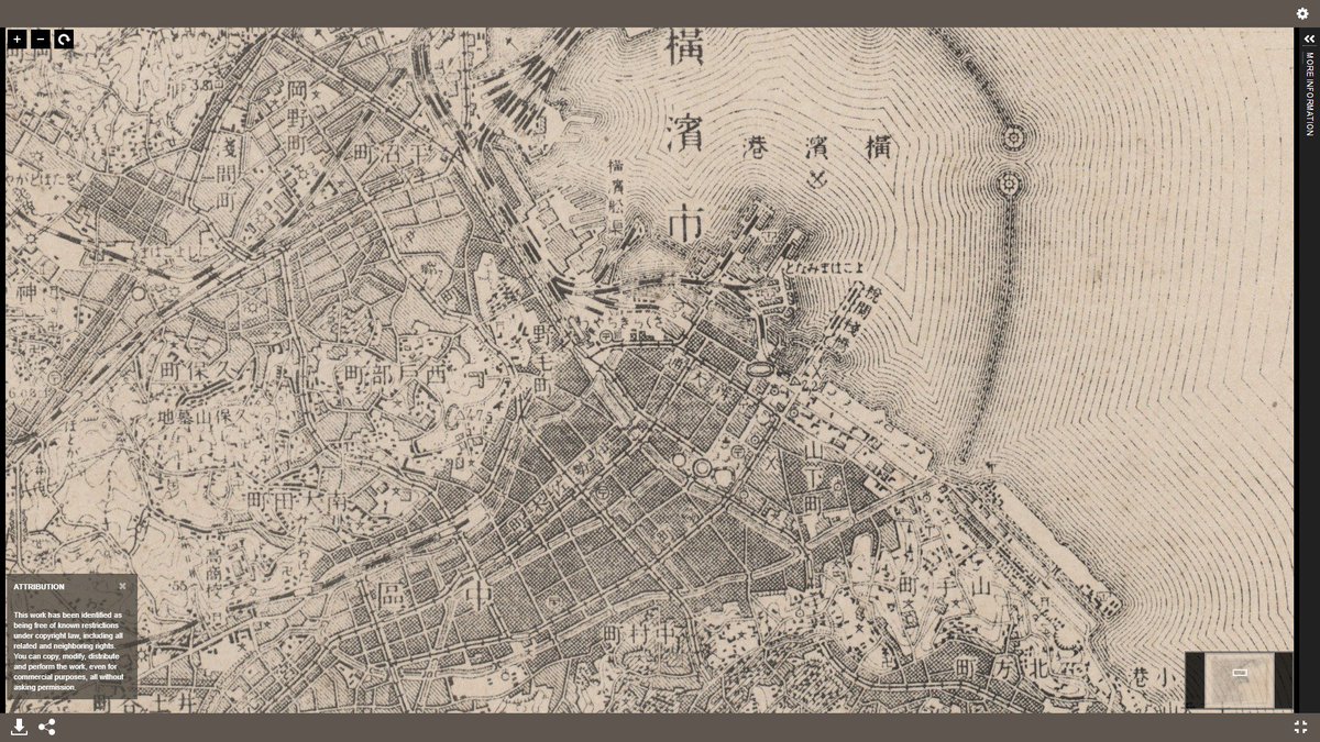 ご存知の方も多いと思いますが、こちらのサイトで明治～昭和初期の日本の5万分1地形図（スタンフォード大所蔵）を閲覧できます。国土地理院『地理空間情報ライブラリー』よりも高解像度で、昔の日本を手に取るように楽しめます😎
stanford.maps.arcgis.com/apps/SimpleVie…