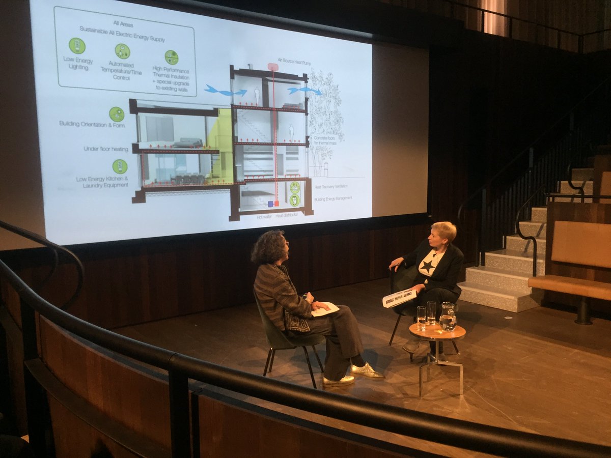 MarksBarfield's tweet photo. Here are some snap shots of @JuliaBarfield and @fionaharvey from yesterday's fantastic event at @architecture_RA
#RoyalAcadeyofArts #SustainableArchitecture #ResponsibleArchitect #ClimateEmergency https://t.co/EM8VlRrsLg