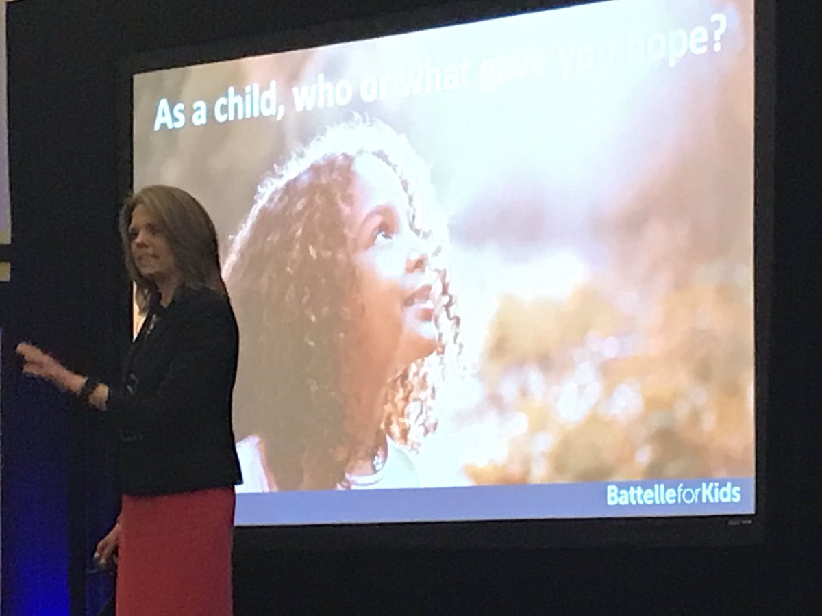 BradDresbach's tweet photo. “Hopeless adults cannot build hope in our students.” @meade_jamie #ForEveryStudent #BFKLeading19 #BattelleforKids https://t.co/8RKbwS6eAn