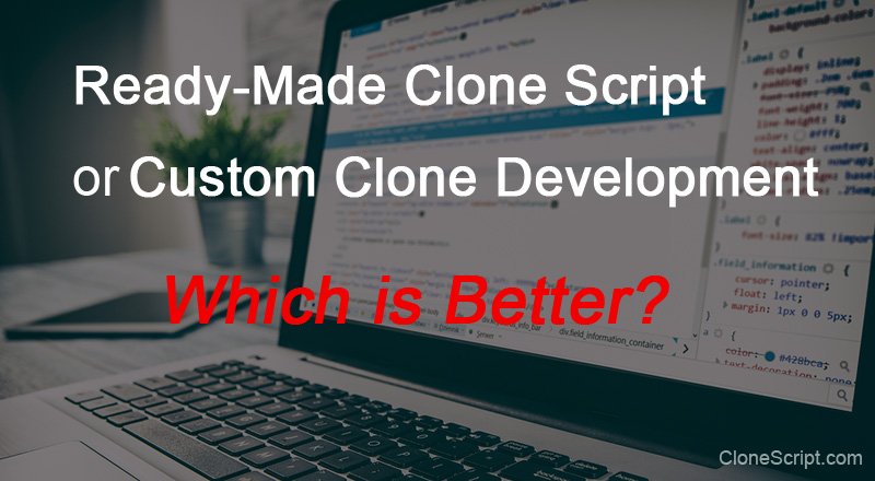 CloneScript1's tweet image. Ready-Made Clone Script or Custom Clone Development – Which is Better?
Read More Here:
clonescript.com/blog/ready-mad…
#readymadeclonescript #clones #clonescript #business #businessideas #startups #mobileapps #scripts #tech #appdevelopement