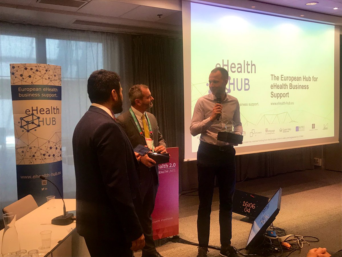EU_eHealth_Hub's tweet image. And the winners of the 11th #EC2VC edition are... 

- Seed category: StethoMe from Poland. 

- Bloom category: Thryve from Germany. 

Congrats! 👏👏👏👏

#HIMMSEurope19 #Health2con #DigitalHealth
