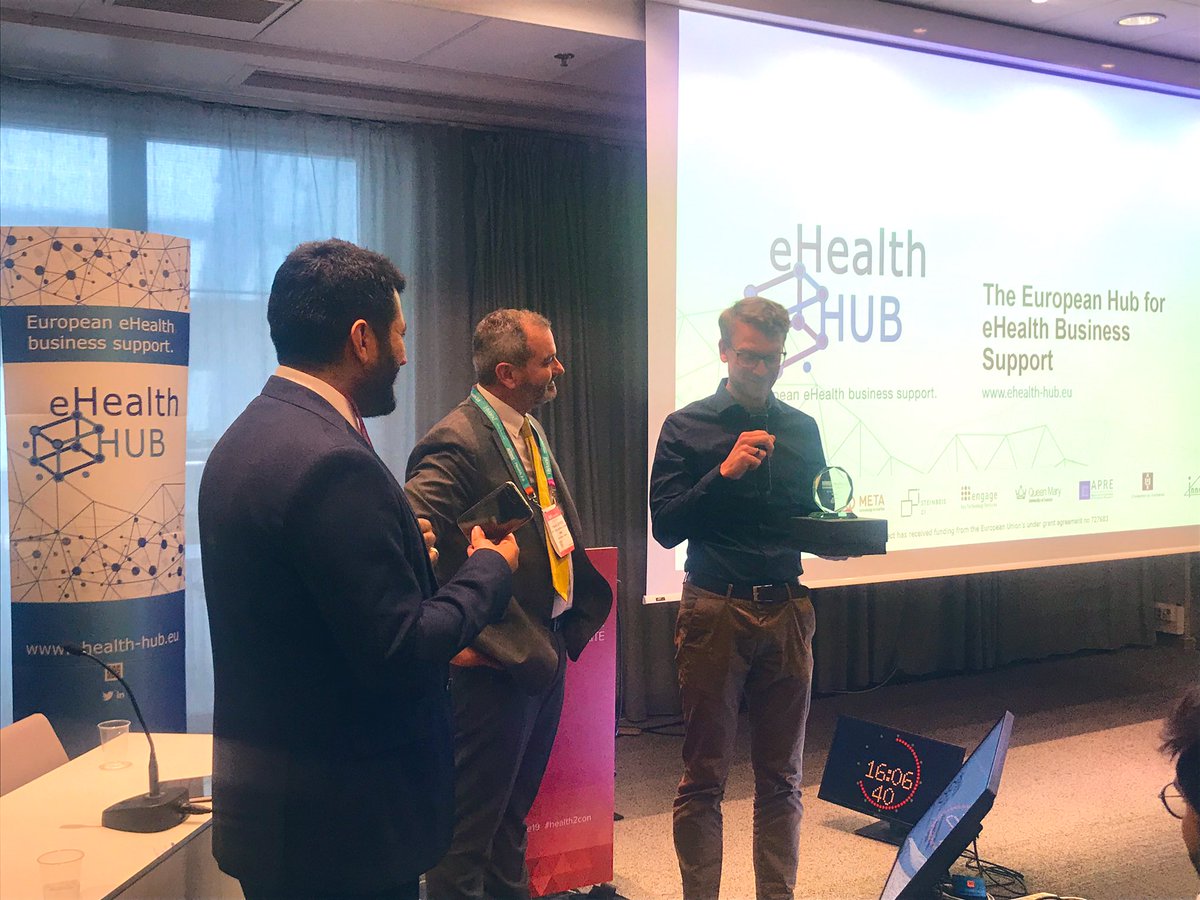EU_eHealth_Hub's tweet image. And the winners of the 11th #EC2VC edition are... 

- Seed category: StethoMe from Poland. 

- Bloom category: Thryve from Germany. 

Congrats! 👏👏👏👏

#HIMMSEurope19 #Health2con #DigitalHealth