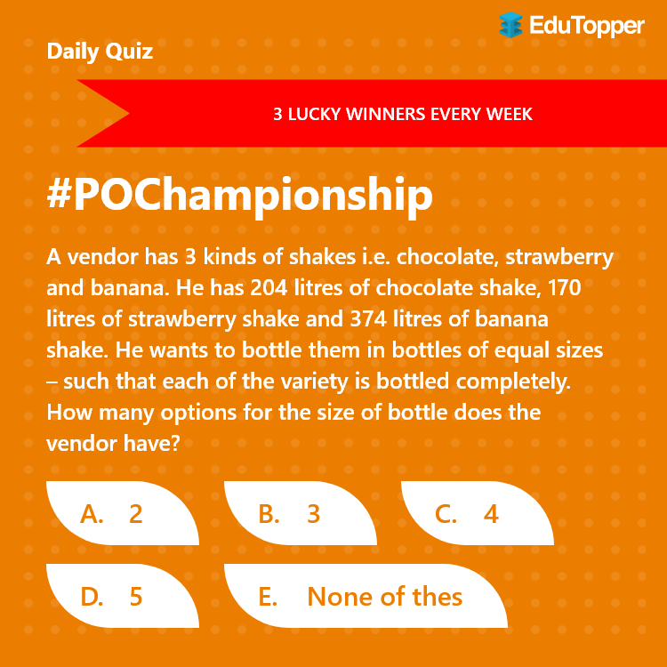 edutopper's tweet photo. #POChampionship Week 2
Participate and win #EduTopper mock test with an exclusive discount offer on online test series.
#Contest #GiveAway #ContestAlert #SBIPO #IBPSPO https://t.co/IA0dAozVuA