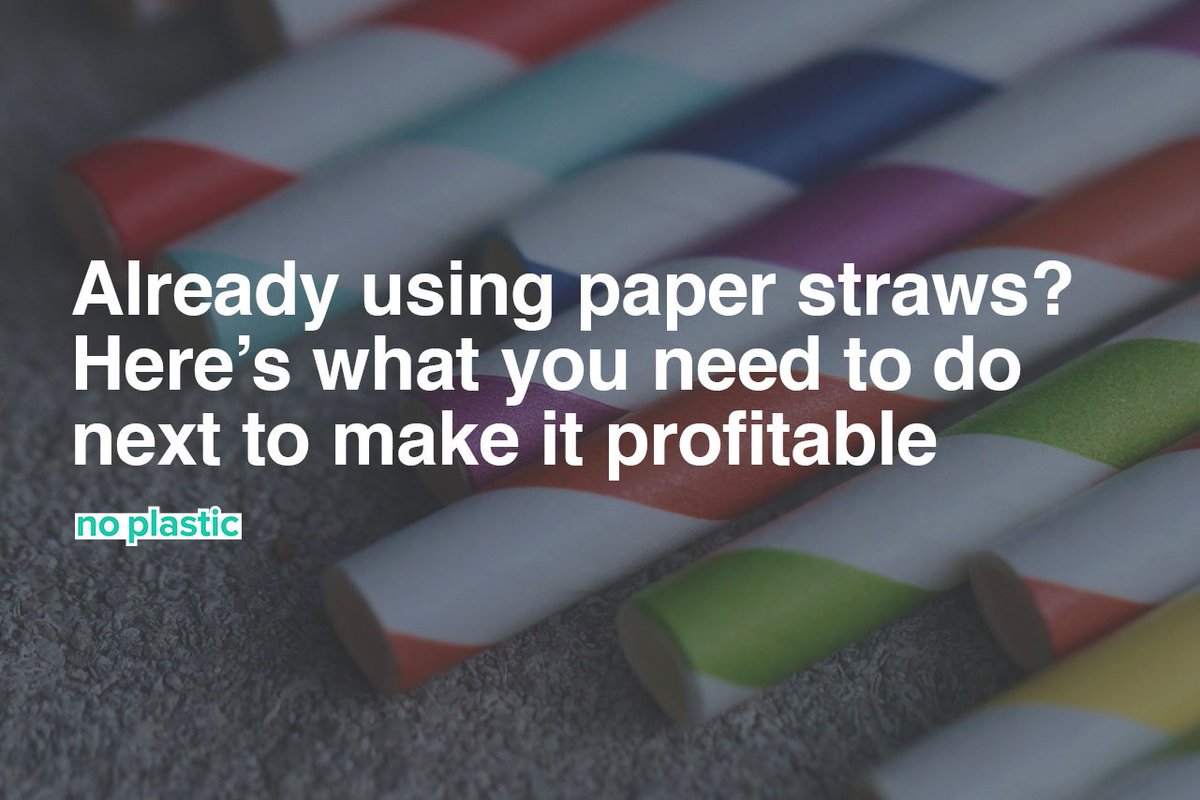 noplasticproj's tweet photo. The step away from plastic straws isn’t the cheapest and you’re probably feeling like the margin for each drink sold has just shrunk a little bit. This blog post will let you know how to turn your ethical decision into a profitable one. https://t.co/87Tol7CSzk https://t.co/rkqSkeN4h7
