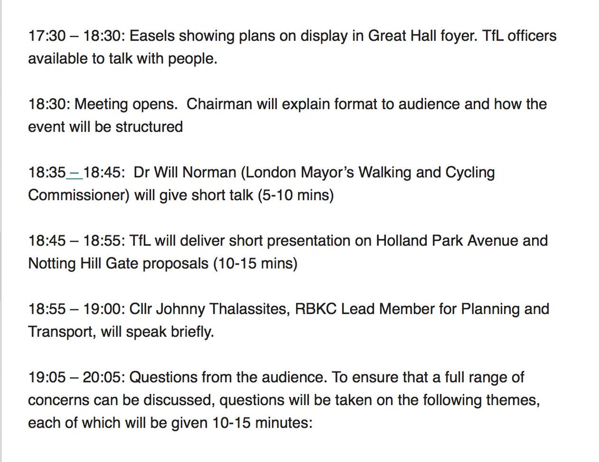 HillgateRes's tweet image. Please come to @kensociety meeting with the @TfL presentation on their #CycleScheme plans from NHG to Shepherd&apos;s Bush, Thursday June 13 from 5:30 pm, @RBKC Great Hall, if you can.  Agenda below:
 
KENSINGTON SOCIETY/ TfL MEETING