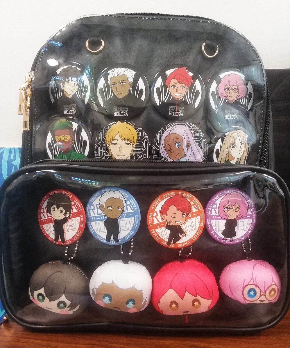 My latest #itabag featuring my #originalcharacters from a #lightnovel I'm currently working on!