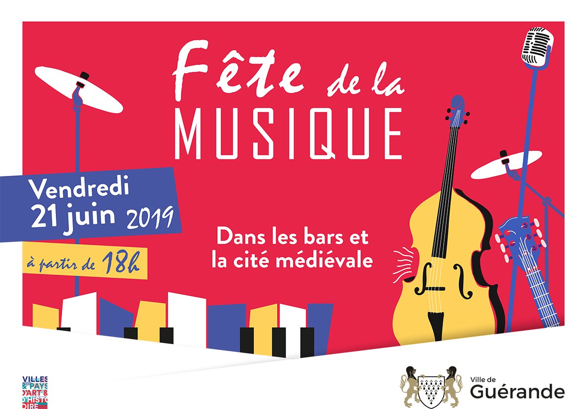 villedeguerande's tweet photo. Si vous voulez tout savoir sur la programmation de la #fetedelamusique dans les bars de #guerande c'est par ici 👉: https://t.co/b8q5HUqlRJ https://t.co/oYGnhqmgMG