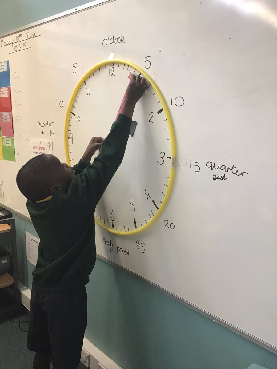 KingfishersMPS's tweet photo. In Miss Mayes’ maths class we’re continuing our work on time. https://t.co/8S1i8ZqKyB