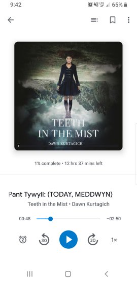 AudioGenius's tweet photo. HAPPY (AUDIO)BOOK BIRTHDAY TO TEETH IN THE MIST!!! @dawnkurtagich @oodlesOFnoodles @HachetteAudio #TeethInTheMist #BewareTheRam https://t.co/pI0AdMGTVd