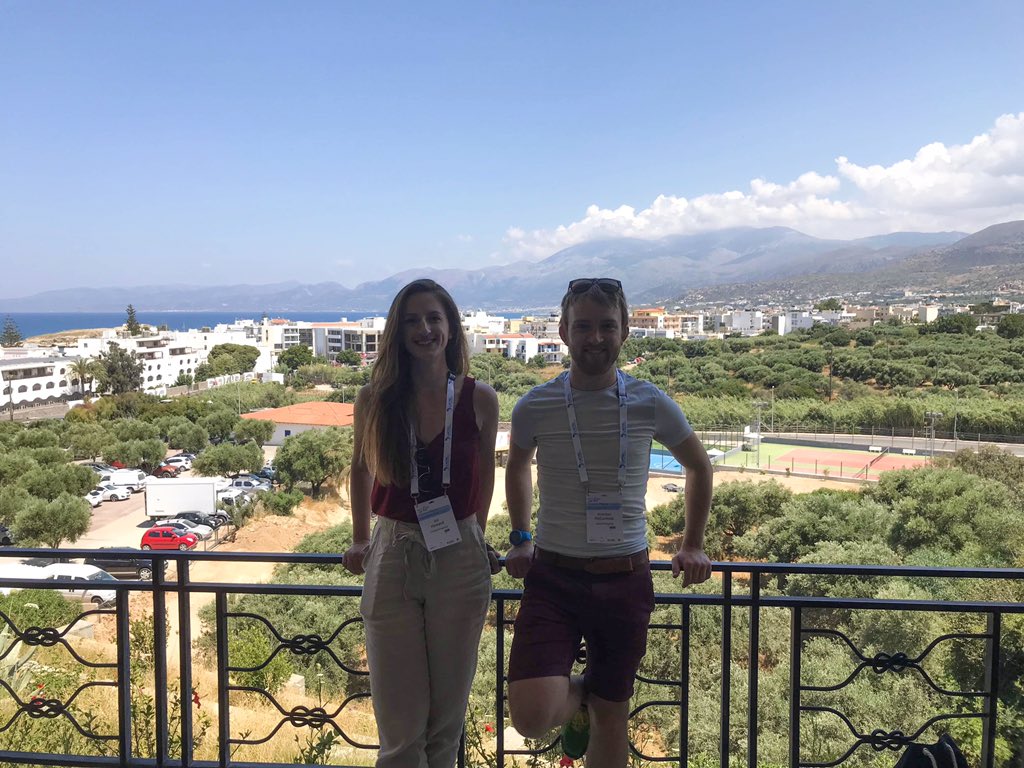 antoinebuchard's tweet photo. Our very own Ioli Howard and Strachan McCormick are in Crete for @EPF2019, to present their sustainable polymer work. Check out their posters! #epf2019 @csctbath @BathChem @CatalysisCDT https://t.co/dJZRVnhPTU