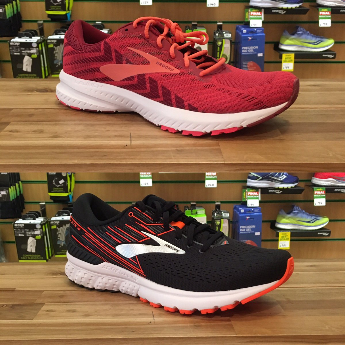 MotiLlanelli's tweet photo. 🔥NEW SHOES DAY 4🔥
New colours in both the Mens Adrenaline GTS 19 and the Womens Launch 6 from Brooks Running!
Come and visit us in store to get yourself a pair of either one of these great shoes!
#Brooks #AdrenalineGTS19 #Launch6 #RunningShoes #NewShoes #Moti #Llanelli https://t.co/k3uxm4r8e8