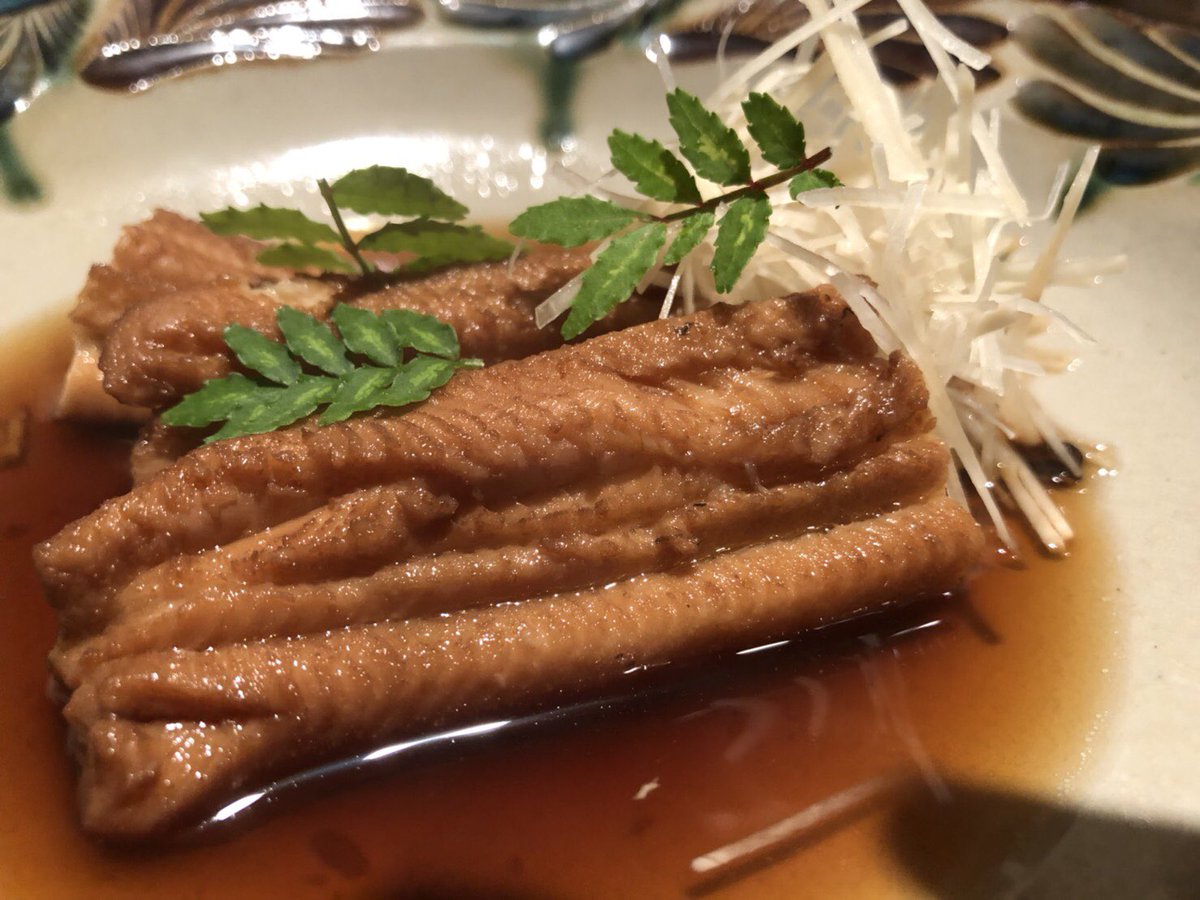 2coran's tweet image. 煮穴子が美味しくて、幸せな夜。