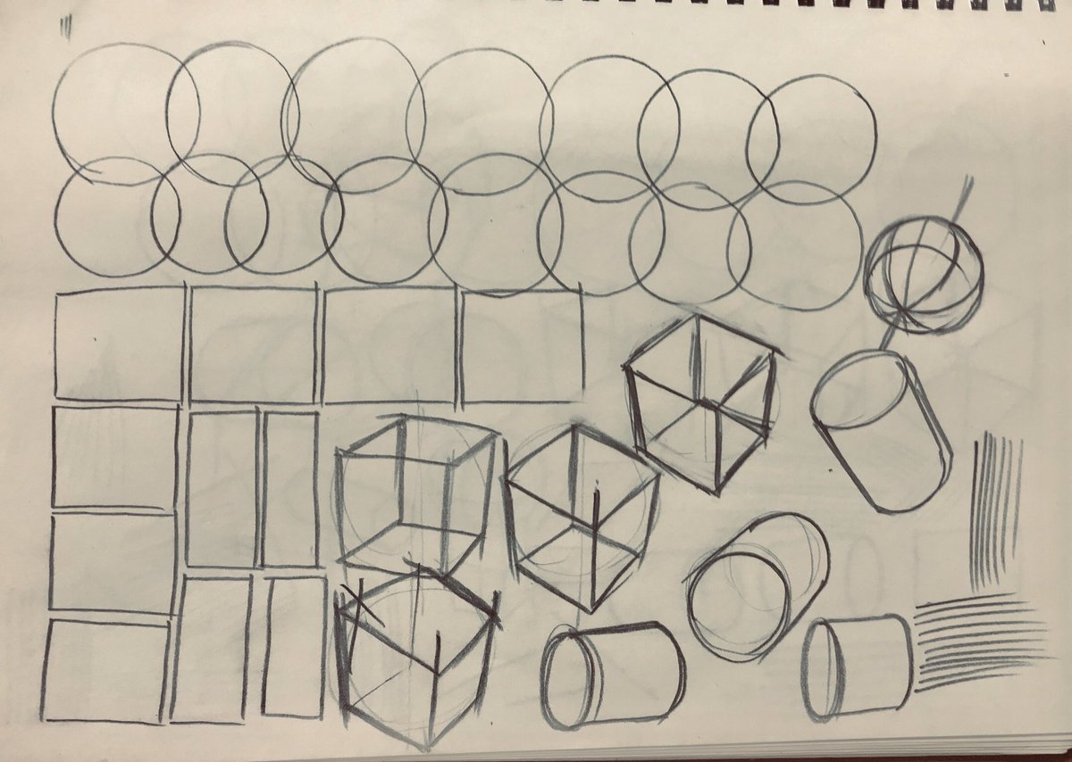 #5分だけ描く  #立方体の九九

箱… 