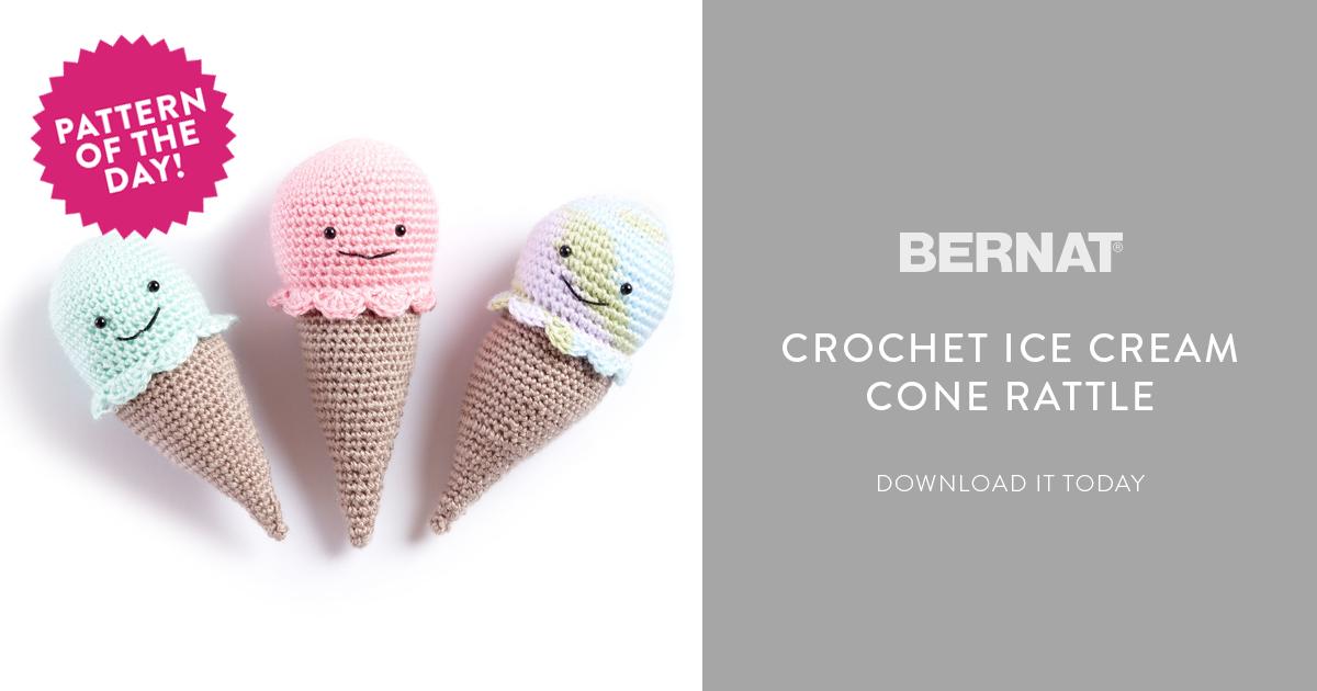 Yarnspirations1's tweet photo. Crochet these sweet treat rattles for a new arrival, in Bernat Softee Baby.

Get the pattern of the day: https://t.co/PHEQHRtzgE
#BernatSofteeBaby https://t.co/7QYRRfn8uy