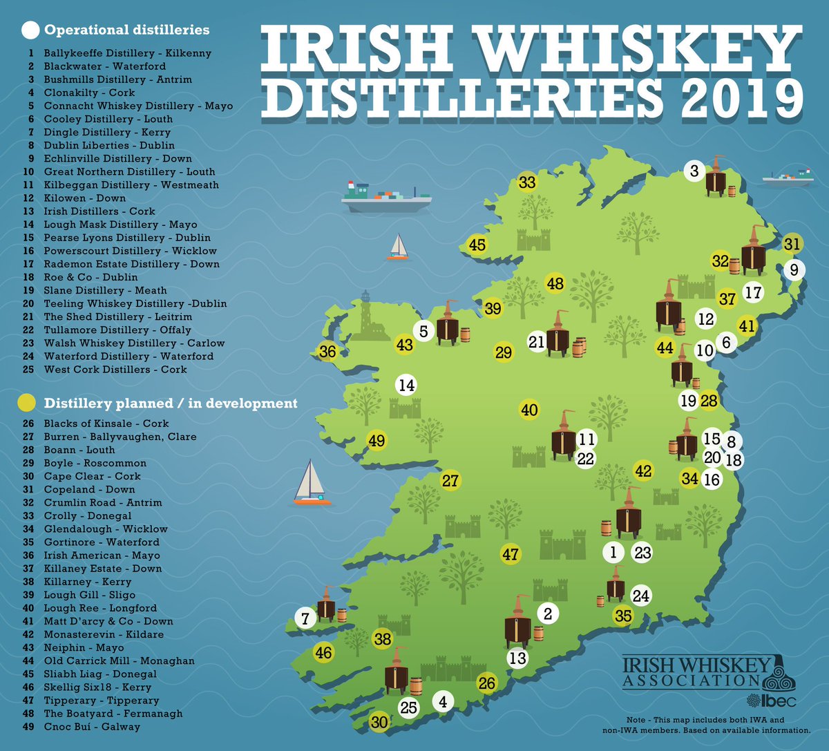 Congratulations to IWA member <a href="/DiageoIreland/">Diageo Ireland</a> and Head Distiller Lorna Hemy on the commencement of distilling at Roe &amp; Co Distillery. This marks the 25th Irish whiskey distillery to enter operations, with a further 24 in planning or development! #growth #Irishwhiskey