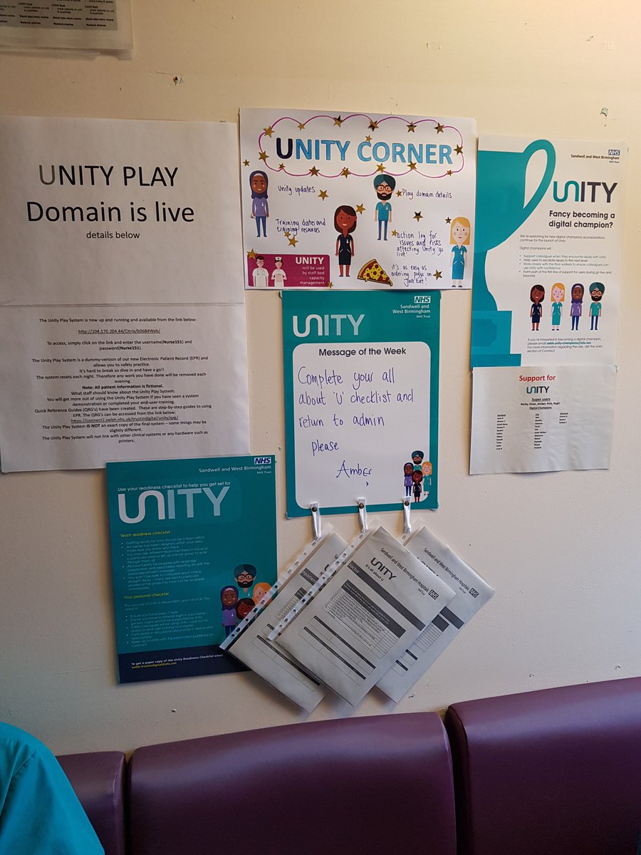 sparklysister's tweet image. #swbhfamily #UnityEPR our Unity corner on CCS Sandwell