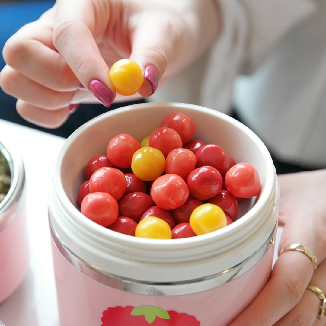 Go ahead, *try* and eat just one…With ½ serving of fruit in every pouch, you can go crazy. 😜