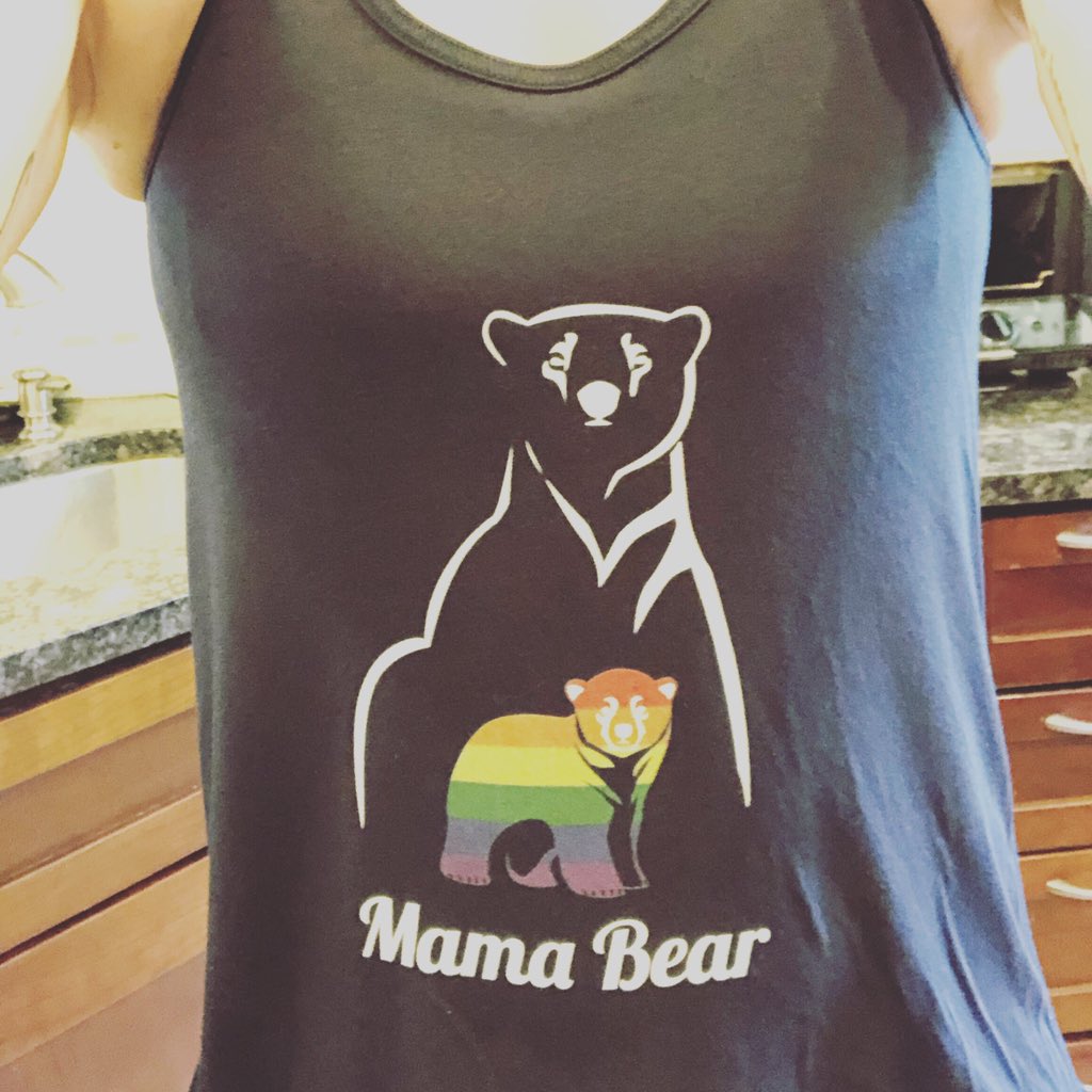 Sported my new top during my run yesterday. Where my Proud Mamas at??

 #ProudMama #HappyPride #MamaBear #LoveWins #LoveIsLoveIsLove #PFLAGProud #PrideMonth