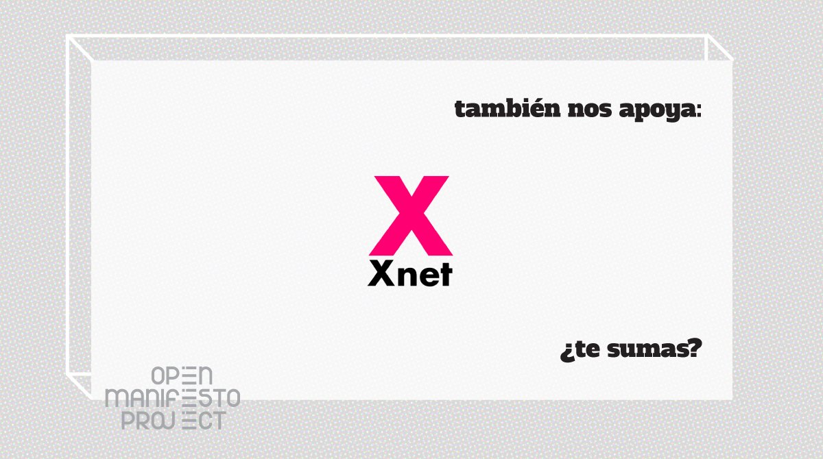 Open Manifesto tweet media