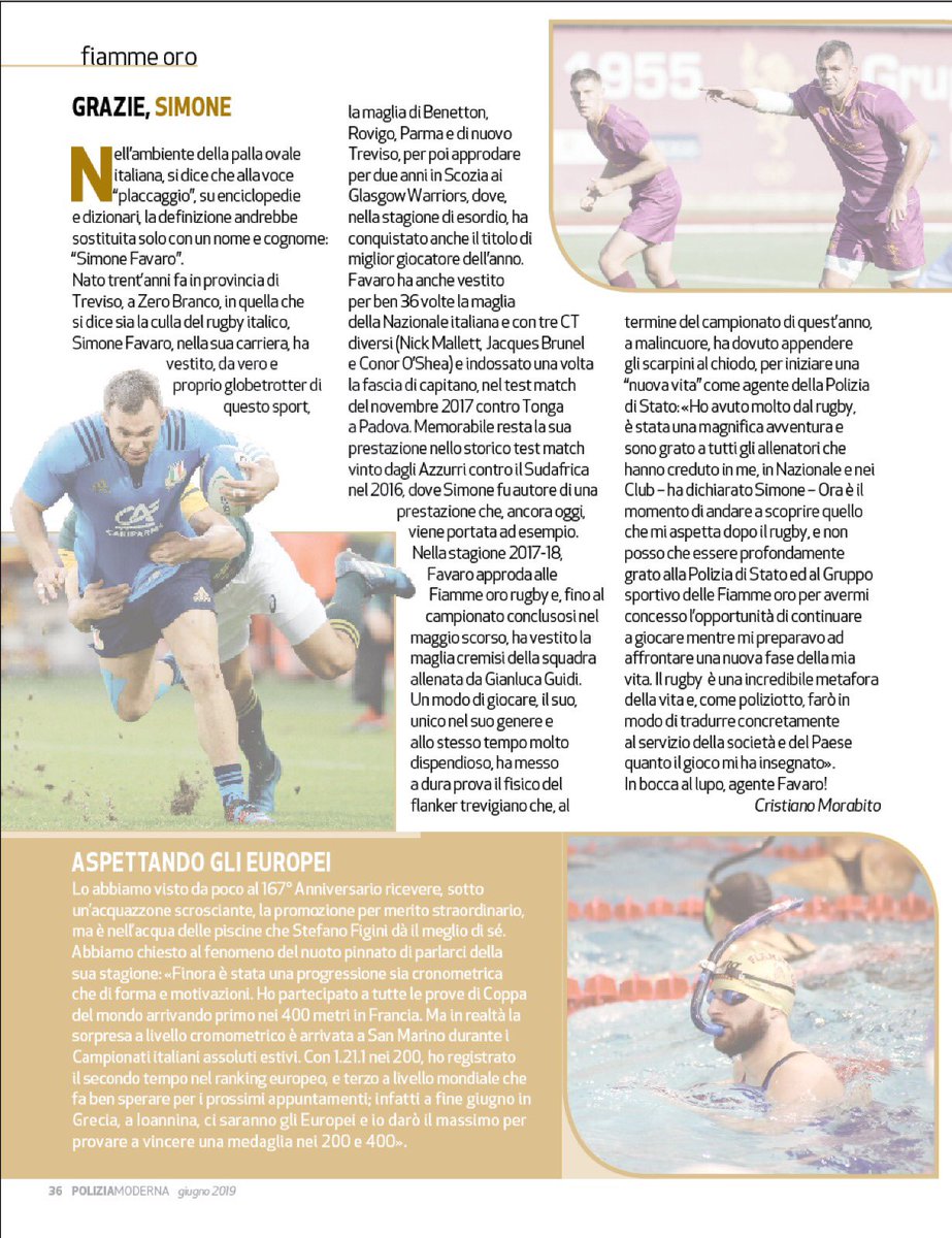 Grazie <a href="/FiammeOroRugby/">Fiamme Oro Rugby</a> <a href="/forarmando/">Armando Forgione</a> <a href="/crismorabito/">cristiano morabito</a> for the past experience and this great article #noisiamolefiamme #rugbylovers