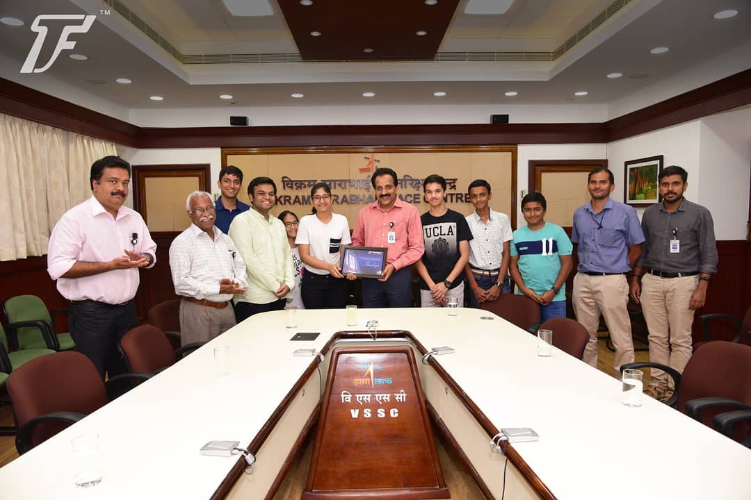 Techfest_IITB's tweet photo. Techfest recently took the winners of the Innovation Challenge held during Techfest 2018, to the Vikram Sarabhai Space Centre, @isro. They enjoyed an opportunity to interact with the director, Dr. S. Somnath!
#Techfest #InnovationChallenge #ISRO #VSSC #techfest2018 #DreamOn https://t.co/jqRKVmkdMs