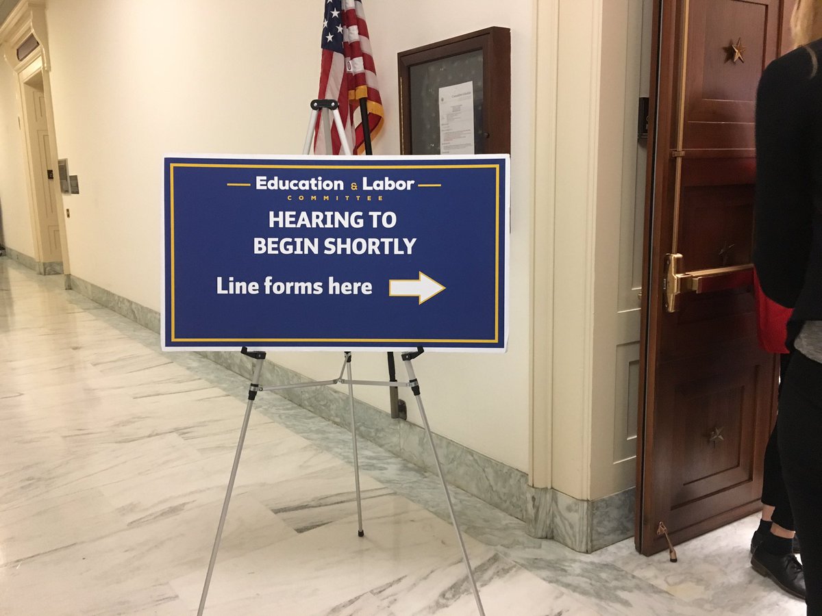 AFTHealthcare's tweet photo. Our own John Brady @jb5591 is here to support #HR1309! Even the overflow room for this markup is getting packed. #SafeCareSafeWork https://t.co/ERt4pQOIH9