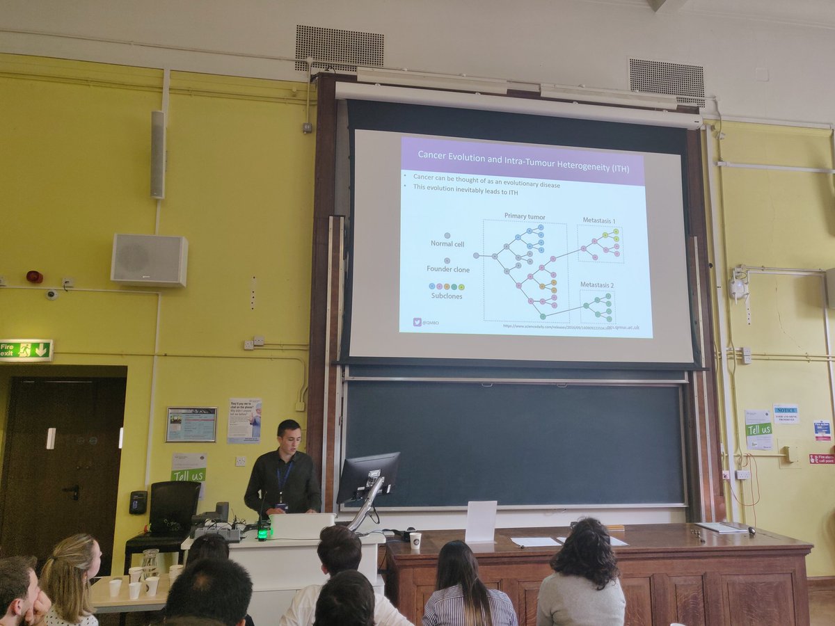 BCI PhD Forum (@bciphdforum) on Twitter photo Jacob on his work on transcriptomic intra-tumor heterogeneity in colorectal cancer #BCIPhDday Jacob on his work on transcriptomic intra-tumor heterogeneity in colorectal cancer #BCIPhDday
