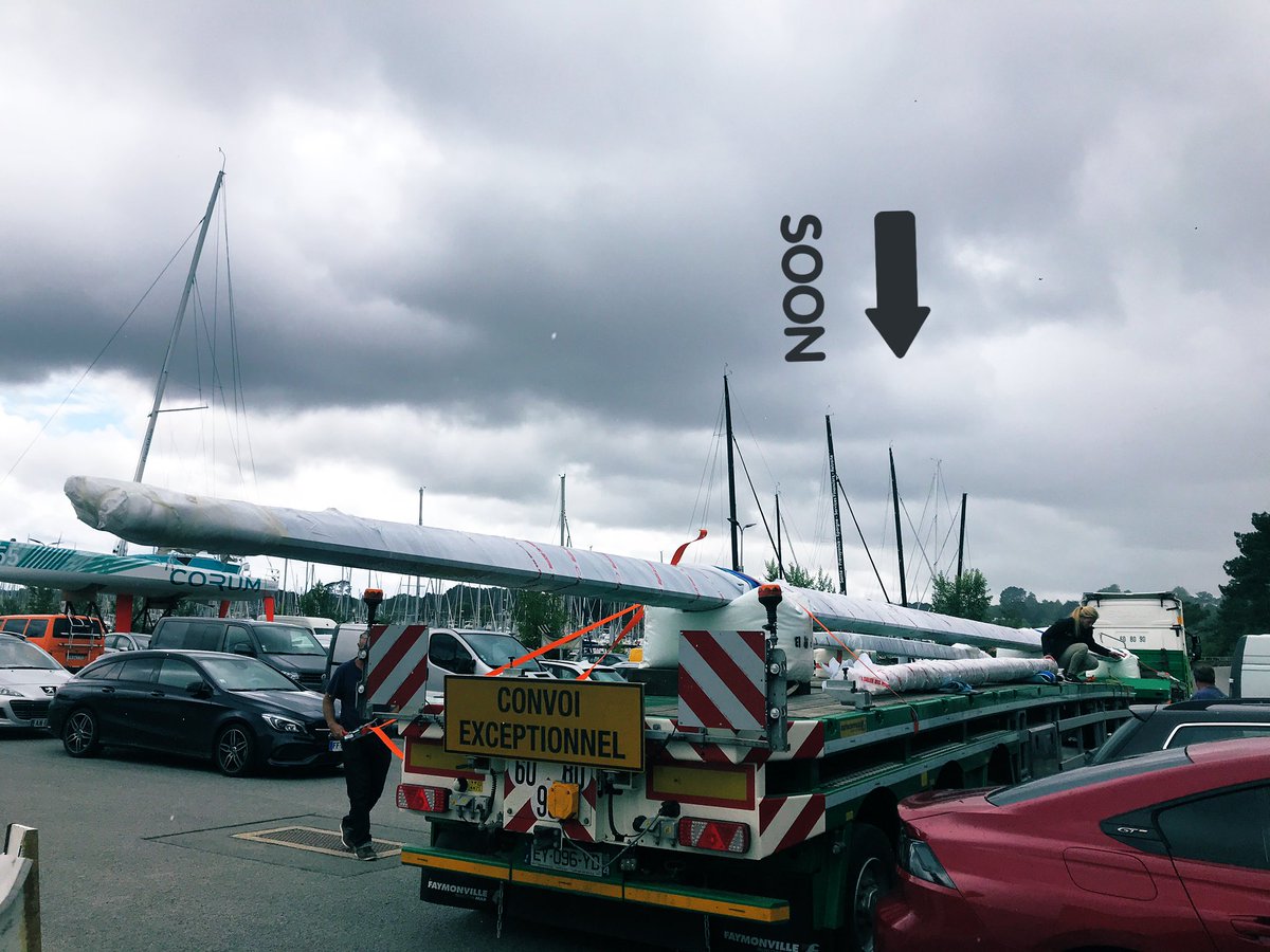 SebastienSimon_'s tweet photo. 🙌🏼 Merci #Lorima ! 😊
🧾 Le joli mât d’ARKEA PAPREC qui viendra bientôt s’ériger fièrement aux côtés des autres 😉
#wingmast #standard #convoiexceptionnel #imoca #carbon #technology @ImocaGS #ArkeaPaprec
@cmarkea @WeAreArkea @Paprec_Group https://t.co/VdJLMYx6PS