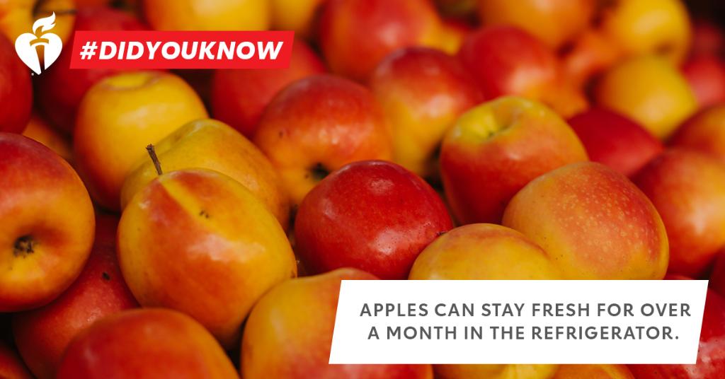 American_Heart's tweet image. Tired of tossing produce that&apos;s gone bad? We’ve got handy tips on fruit &amp;amp; veggie storage, so you can #AddColor without wasting money! Check out this handy guide: spr.ly/6017Eop5U #NationalFruitAndVegetableMonth