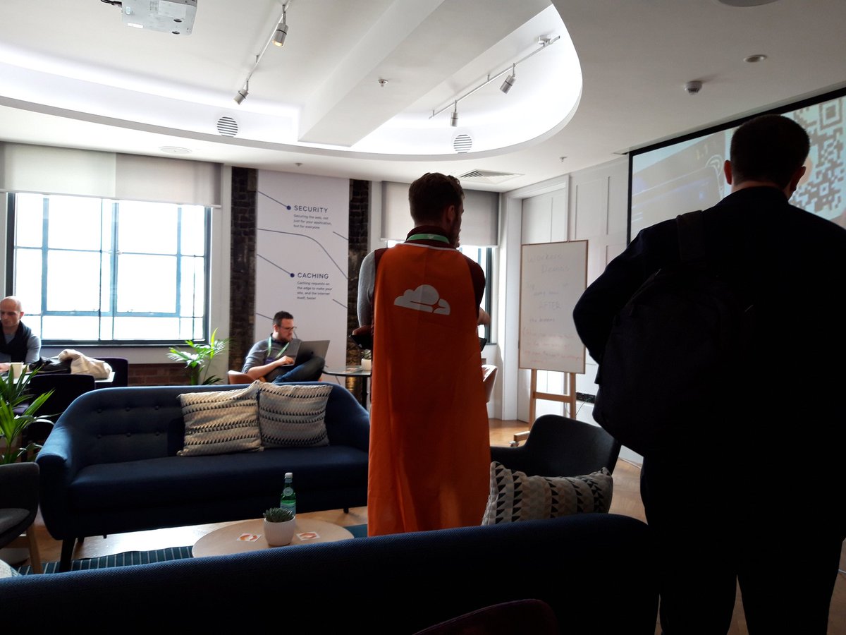 Spotted: Super heroes at the #CloudflareConnect