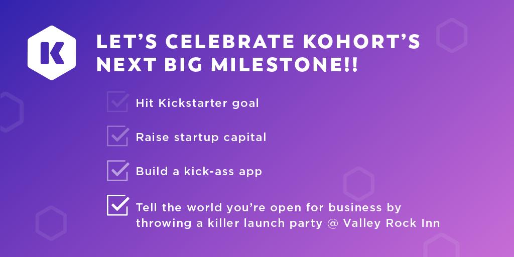 kohort's tweet photo. Team Kohort has been working double time in anticipation of the official release date of our platform. That day has arrived! Thanking all of you for believing in us and supporting our efforts.

Download the app today, create or join a group, and start exploring Kohort. https://t.co/oC5xgSX1Oy