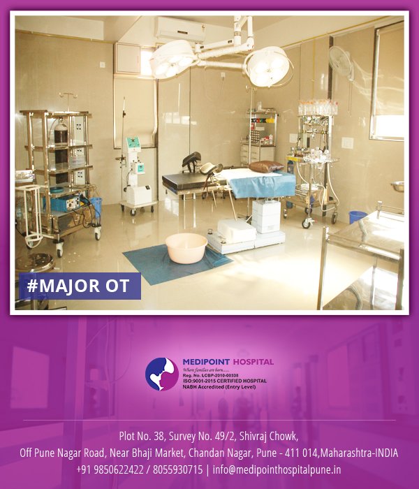 MedipointP's tweet photo. Medipoint Hospital Pune Provides best operation theatre to their patient!
For More Details Visit: - https://t.co/lfr3w2mbLG 
#MedipointHospitalPune  #HealthcareService  #BestHospital #Health #Pune https://t.co/cygykxuw8Y