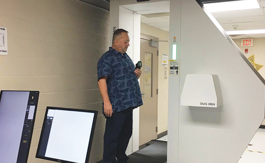 ATSecurityInc1's tweet photo. Recently our technicians installed a body scan dual view in the Dyer County Sheriff's Department in Tennessee, as well as provided operator training to their work team. Thank you for partnering with us! #securitysolutions #crimeprevention #technology #TuesdayThoughts https://t.co/VCzclBG2dw