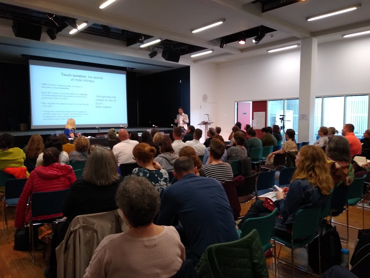 RespectUK's tweet photo. Our Head of Services @Helianthus1 speaking on masculinities at the 'Taking Male Victims of Domestic Abuse Seriously' event. #RespectMaleVictims #masulinity https://t.co/IBbOeL39z5