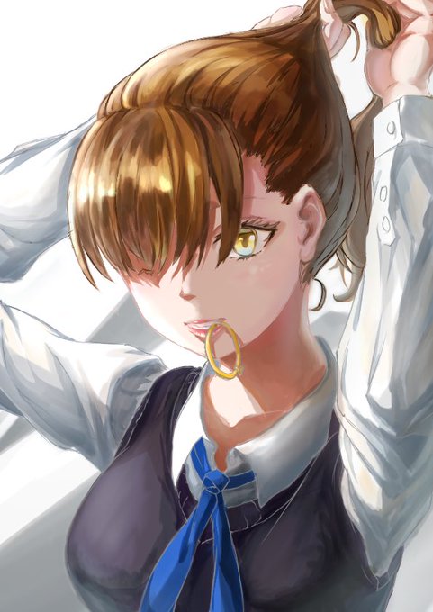 髪を結ぶ女の子のtwitterイラスト検索結果 髪を結ぶ女の子のtwitterイラスト検索結果