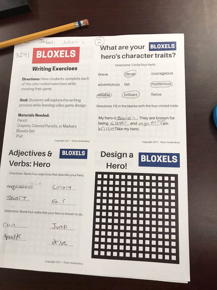 writeright_now's tweet photo. How can you use technology to inspire reluctant writers? Bloxels helps revolutionize the narrative writing process! #ncssbethebest #newtonkidscode. https://t.co/XEbao91zE9