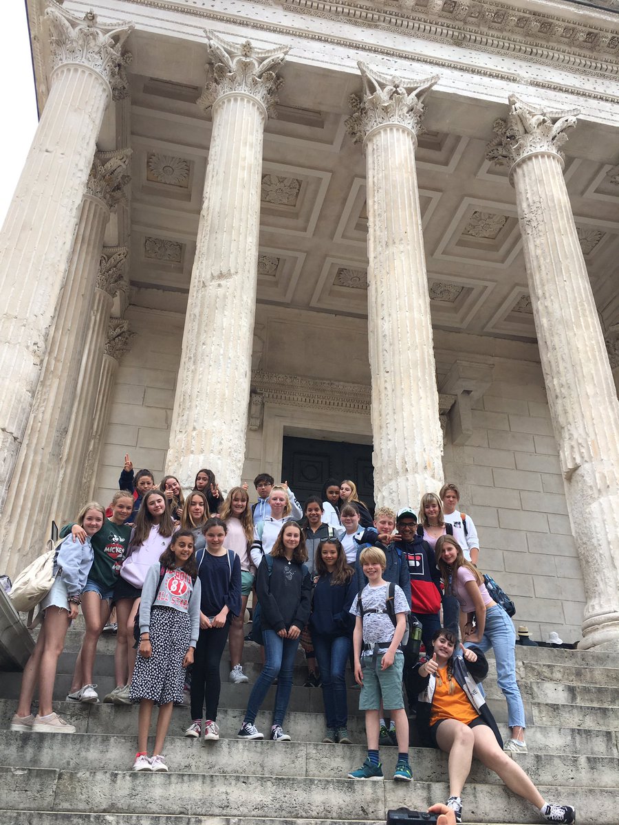 GCSLanguages's tweet photo. Soggy but educational day in Nîmes. Il a plu beaucoup! https://t.co/cgy8iu4ITU