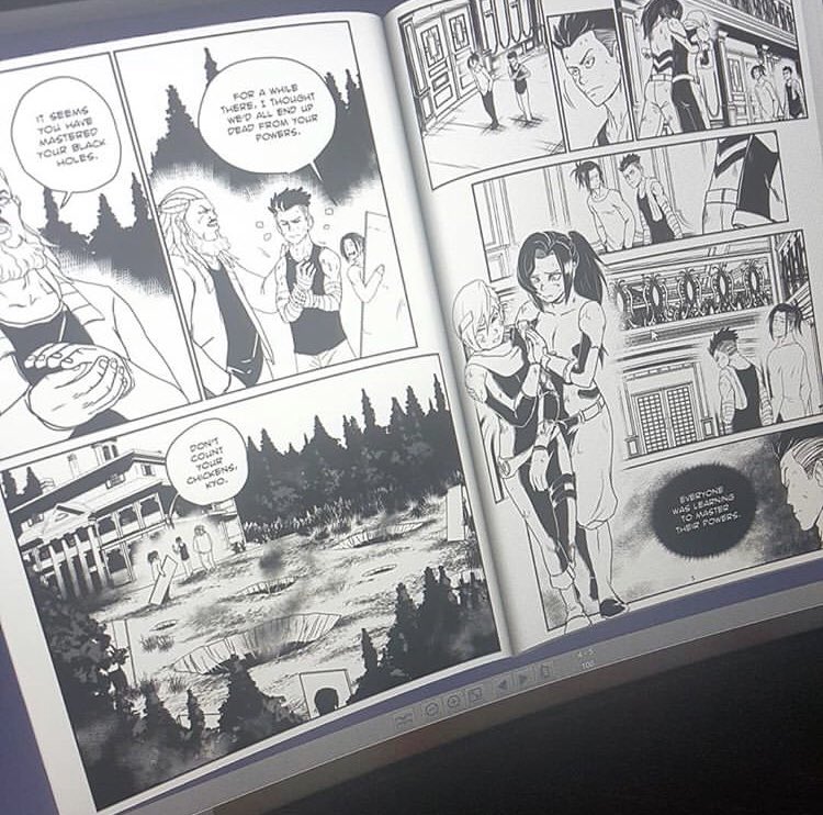 akachijones's tweet photo. TJ and the wolves are coming back!
Void Beast vol.2 is in the works!
Pages by @kongratss
#voidbeast #blackheroesmatter #akachicomics #manga #werewolf https://t.co/gY58fhIKfa