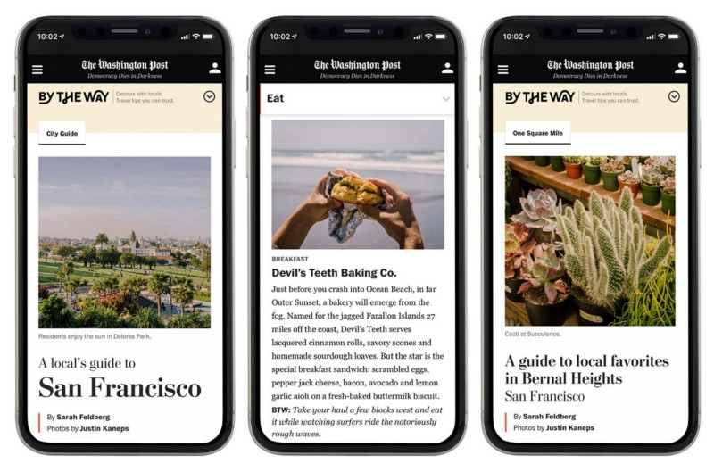 A proposito di contenuti, #editoria e nuovi #media, da seguire l'evoluzione del Washington Post che sta per lanciare By The Way, un portale specifico sul mondo dei viaggi.

C'è sempre una storia da raccontare e un audience da far crescere...

medium.com/the-idea/washi…