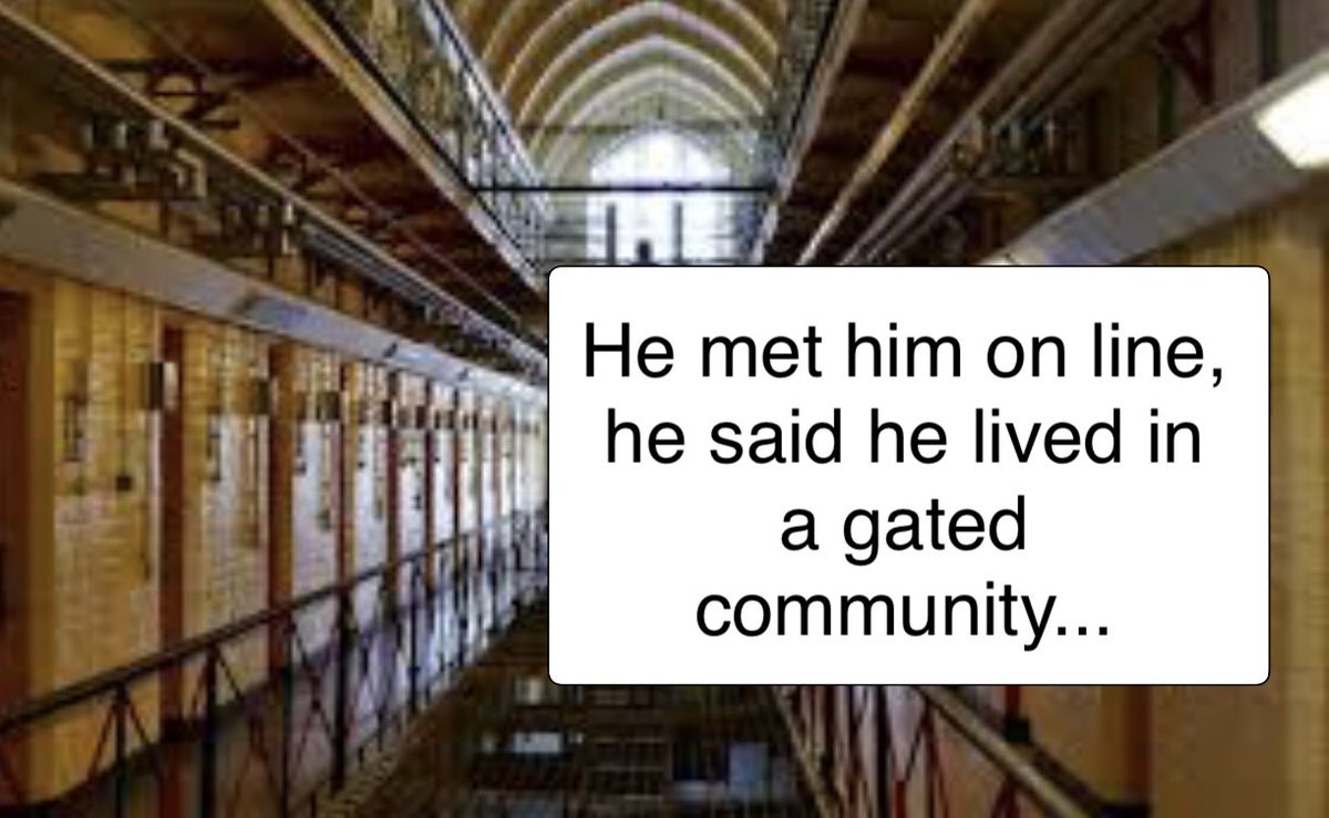 GayAgonyUncle's tweet photo. He met him on line, he said he lived on a gated community... #grindr #tinder 
#dating #relationship #family #problem #AgonyUncle #Gay #GayDating #GayMarriage #GayRelationship  #LifeCoach  #GayAgonyUncle 

Follow @gayagonyuncle 
Subscribe to https://t.co/4J8E9Cxe3u https://t.co/4kLMjGbun0