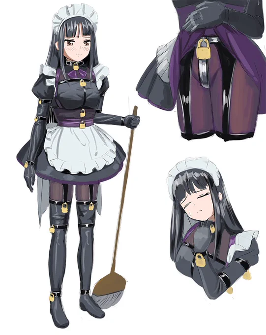 自分では脱げない服。粗相がなければ72時間毎に脱がさせてもらえる。 