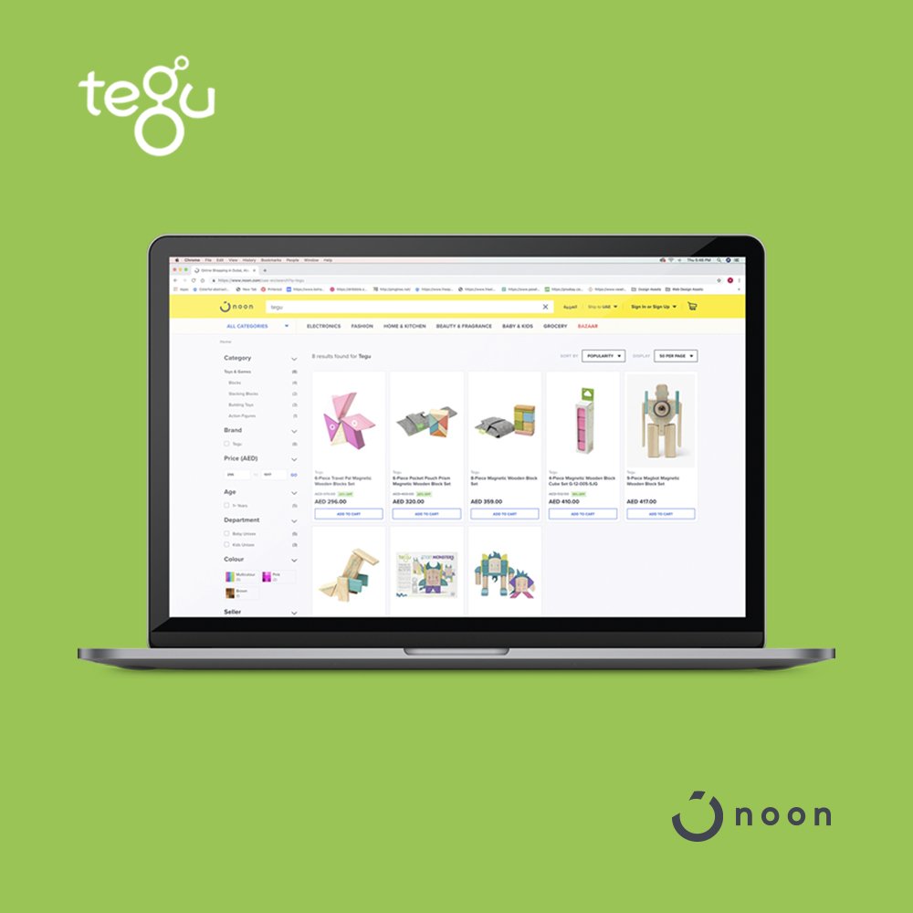 TeguMena's tweet photo. We are thrilled to announce Tegu Toys is now available on noon! https://t.co/94RWsf6E12 Hurry up and place your orders!

#tegutoysmena #mena #tegutoys #uae #uaekids #magneticwoodenblocks #tegulove #woodenblocks #strong https://t.co/Jq4yKdo575