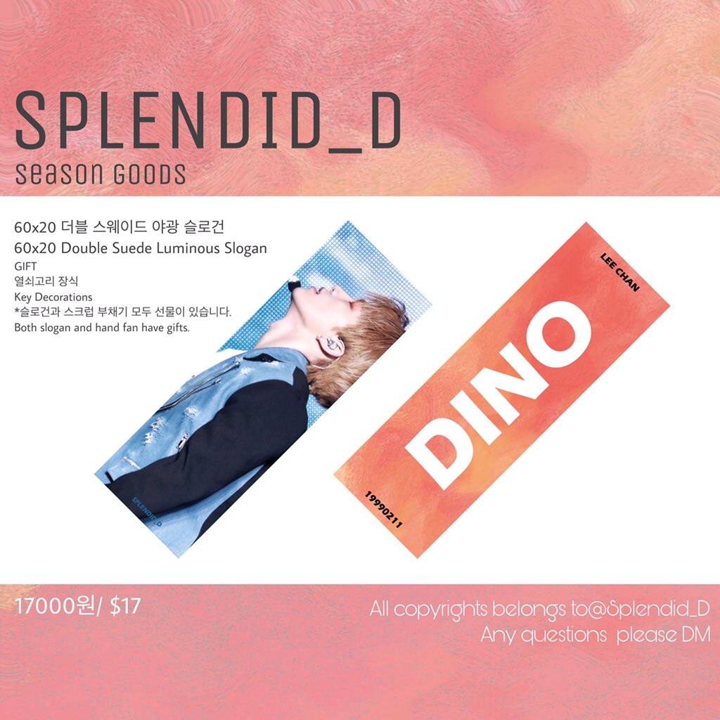 d_splendid's tweet photo. 【SPLENDID_D 1st Goods】🦖

✨SBS Super Concert구매기한
6/13-6/23
✨일반구매 기한
6/13-7/15
form: https://t.co/G6Yq3B9hFN

GO please DM🥰
#디노 #이찬 #세븐틴 #DINO #Seventeen #李灿 #ディノ https://t.co/1HVBGzzHOT