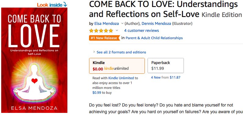 Lsavm's tweet photo. #1newrelease in different categories(#personaltransformation & #spirituality, #women’s #personal #spiritualgrowth, #parent & #adult child #relationships and #twohour #selfhelp #shortreads) in #Amazon Check it out😍 https://t.co/Txik6oJ340 Thank you 😊 🙏❤️#authorelsamendoza #book https://t.co/ImSSZDGAvD