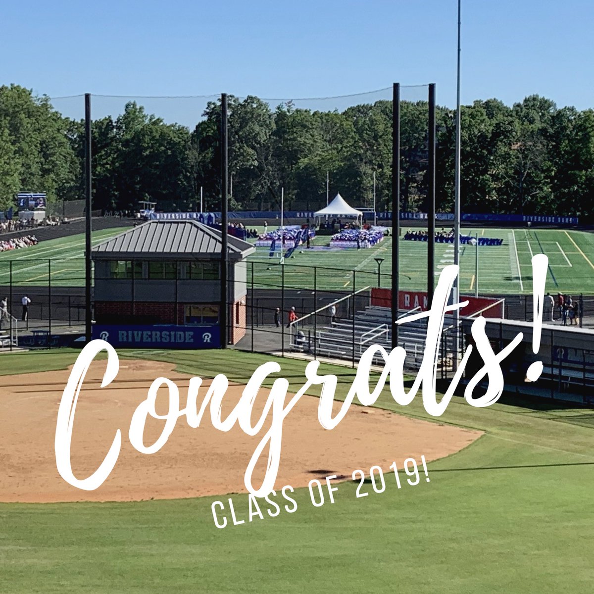 Congrats <a href="/shaynalubitz/">shayna lubitz</a> &amp; the entire <a href="/RiversideLCPS/">Riverside HS</a> Class of 2019!!! What an impact you have made on our community!!!❤️🎉🐏🎓💙 #RamFamily #RollSide