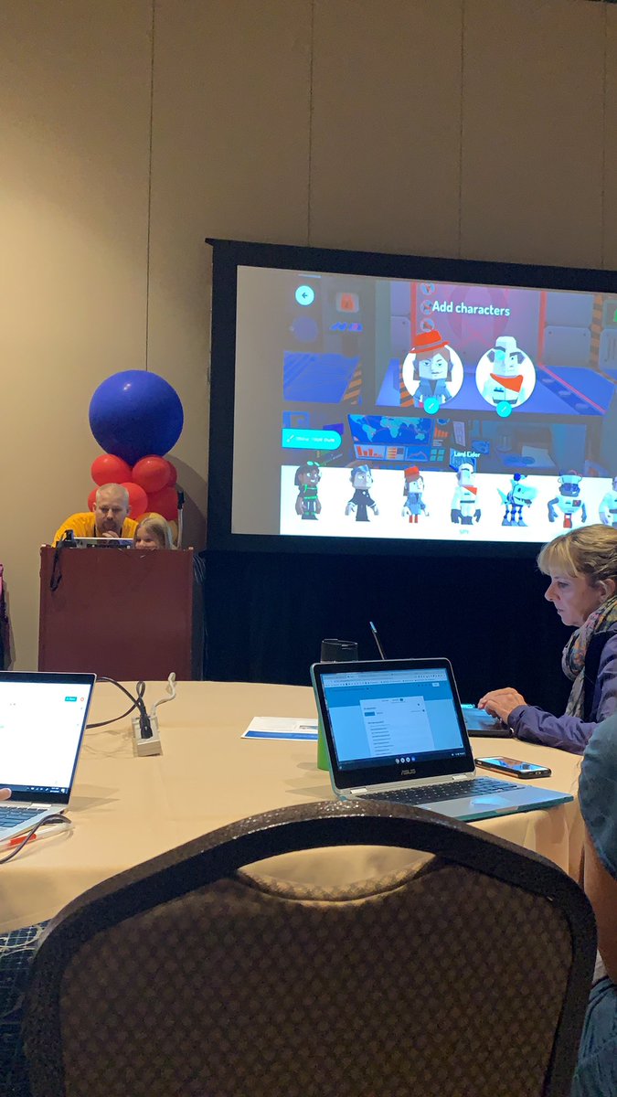 Kids are showing us how to make a digital story! #InnEdCO19