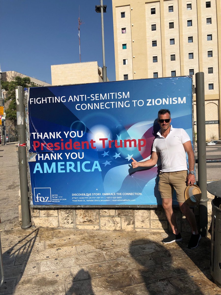 FornstedtMagnus's tweet photo. On a street in Jerusalem. I wish Sweden could join this movement! #Trump2020 #Israel https://t.co/U8EvPffhq5